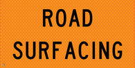 Road Surfacing - Multi Message Temporary Road Traffic Sign