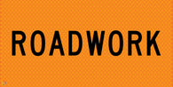 Road Work - Multi Message Temporary Road Traffic Sign
