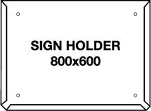Load image into Gallery viewer, Hazchem Transport Sign Holder 800 × 600mm – EIP Placard Holder