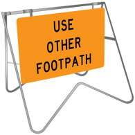 Swing Stand & Sign – Use Other Footpath