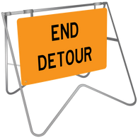 Swing Stand & Sign – End Detour