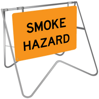 Swing Stand & Sign – Smoke Hazard