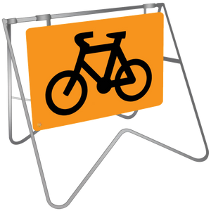 Swing Stand & Sign – Cyclist