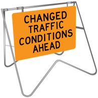 Swing Stand & Sign – Changed Traffic Conditions Ahead