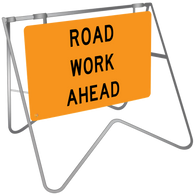 Swing Stand & Sign – Road Work Ahead