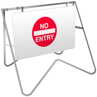 Swing Stand & Sign – No Entry