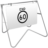 Swing Stand & Sign – End Speed 60km