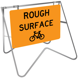 Swing Stand & Sign – Rough Surface for Bicycle