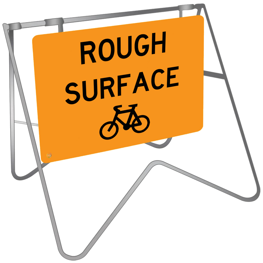 Swing Stand & Sign – Rough Surface for Bicycle