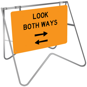 Swing Stand & Sign – Look Both Ways