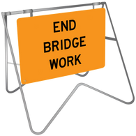 Swing Stand & Sign – End Bridge Work