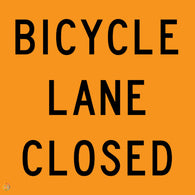 Bicycle Lane Closed