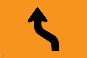 Lane Status Single Lane Left Deviation Sign