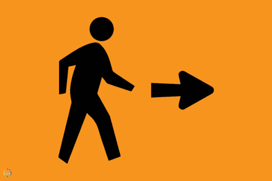 Pedestrian Right way Sign | K2K Signs Australia