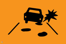 Load image into Gallery viewer, Pot Holes Ahead Sign