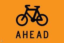 Load image into Gallery viewer, Cyclist Ahead Sign