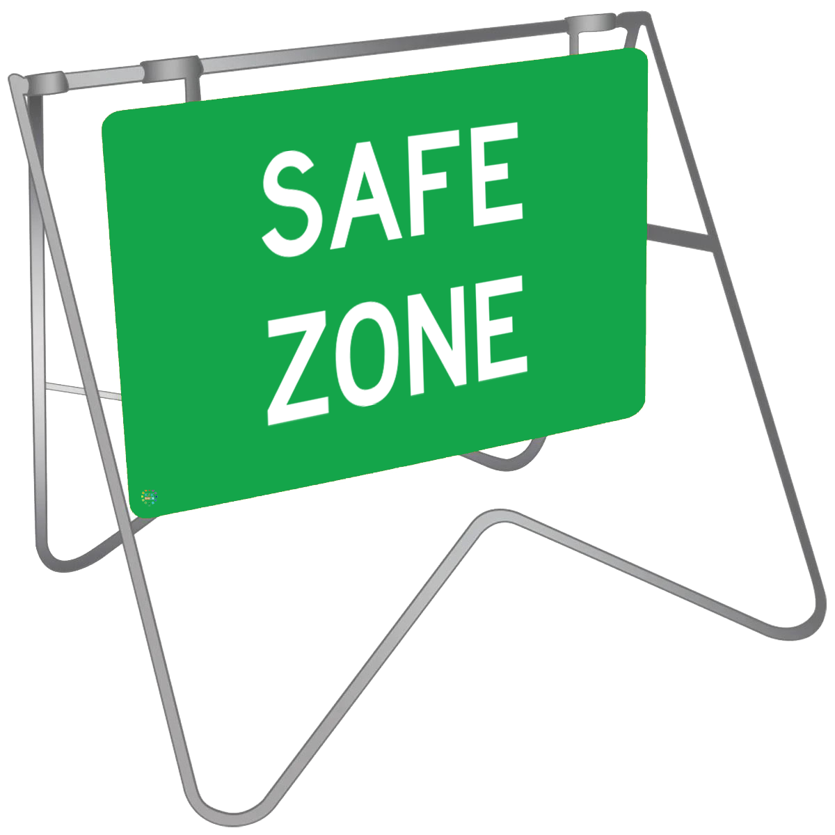 Safe Zone - Swing Stand & Sign | K2K Signs Australia