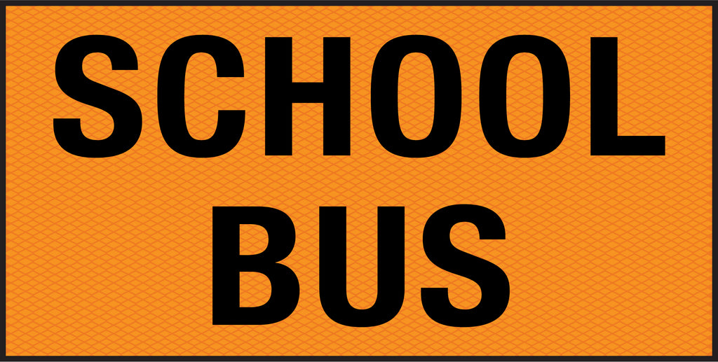 Bus Rider Sign Classroom School Bus Vehicle Yellow Reflective Class 1 Sign | Vehicle Safety ...