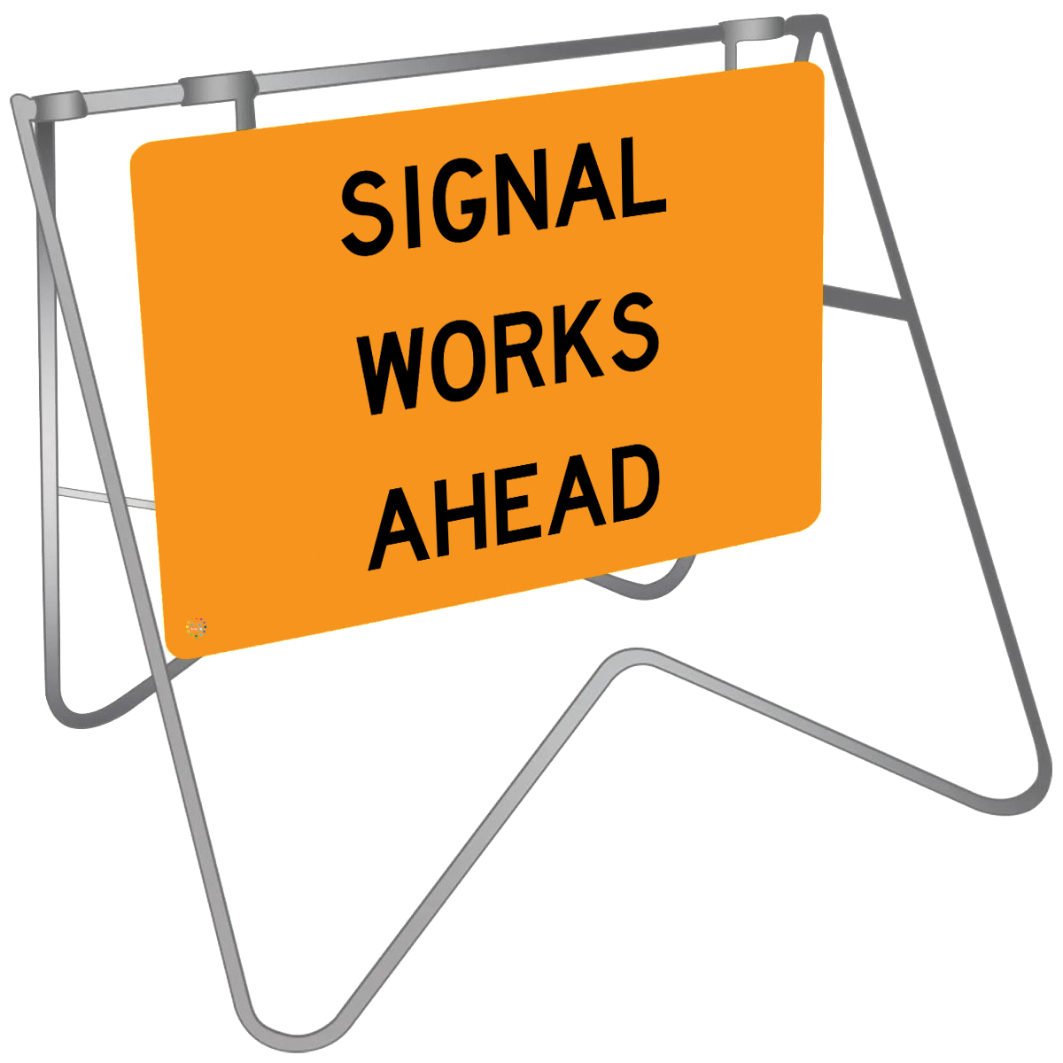 Signal Works Ahead - Swing Stand & Sign | K2K Signs Australia