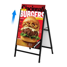 Load image into Gallery viewer, Single Portrait Corflute A-Frame - Burger