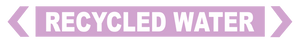 Recycled Water - Pipe Marker