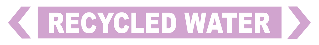 Recycled Water - Pipe Marker