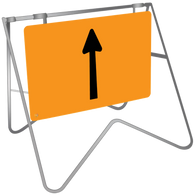 Temporary Hazard Marker Arrow - Swing Stand & Sign