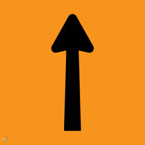 Temporary Hazard Marker Arrow Sign