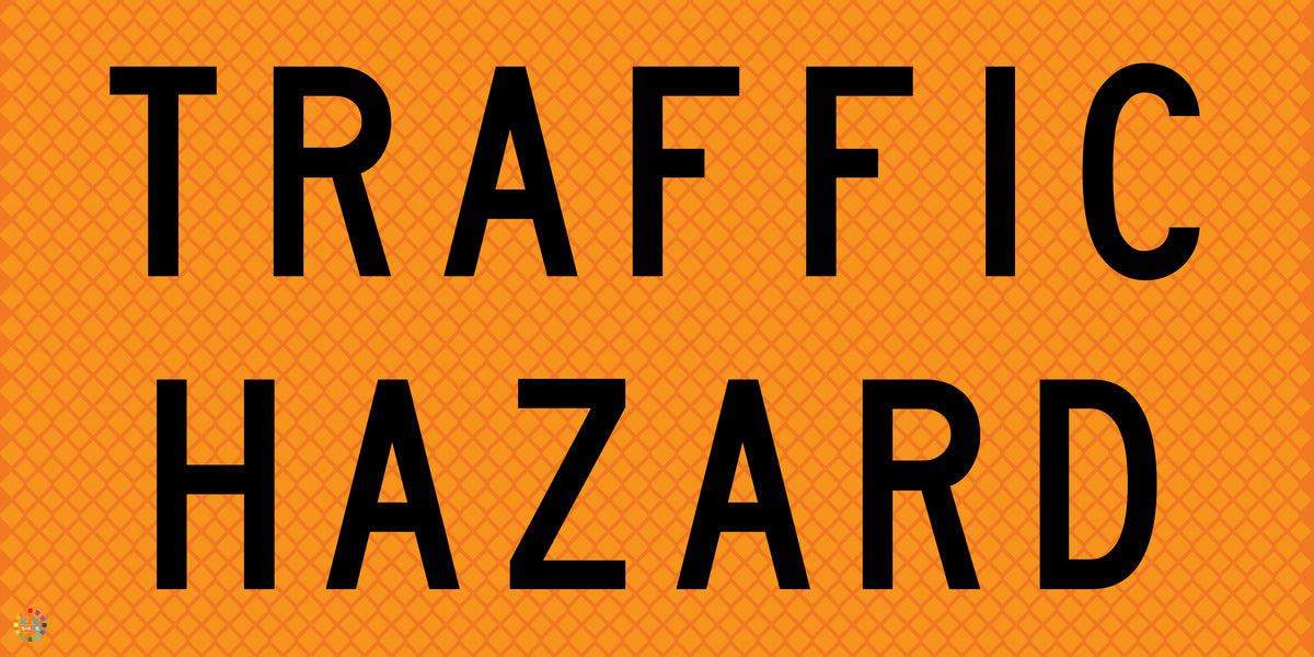 Traffic Risk Sign Traffic Hazard - Multi Message Temporary Road Traffic Sign | K2K Signs ...