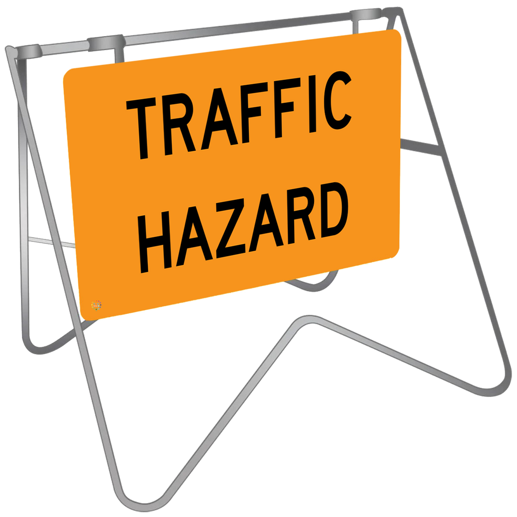 Traffic Hazards - Swing Stand & Sign