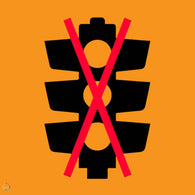 Traffic Signals Not Working Sign