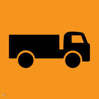 Trucks Crossing or Entering Sign