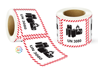 Lithium Battery Mark Labels UN 3080 - 120mm (W) x 110mm (H) Label Roll