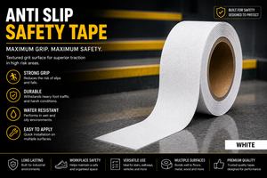 White Color Anti Slip Floor Marking Safety Tape Roll