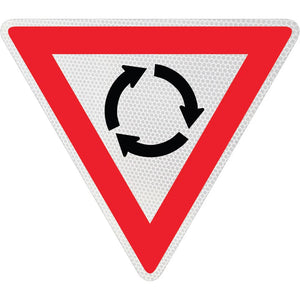 Roundabout Regulatory Road/Traffic Sign
