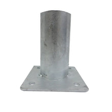 Load image into Gallery viewer, Surface Mount Sleeve / Flange for Sign Post – Base Plate Bolted Footing