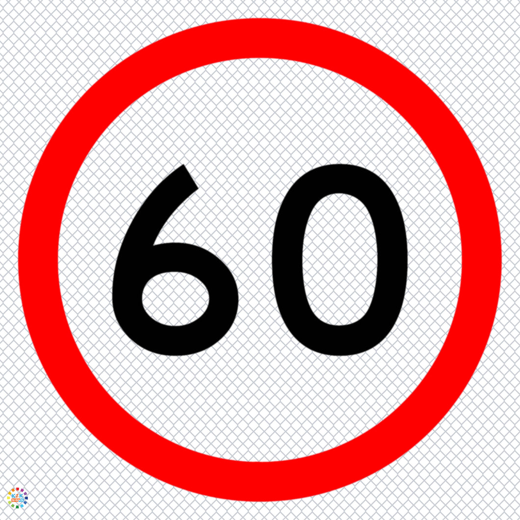 60KM Speed - Multi Message Temporary Road Traffic Signage