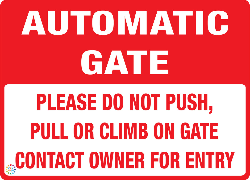 Automatic Gate - Contact Owner For Entry