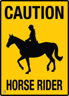 Caution - Horse Rider Sign