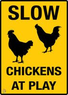 Slow Chickens At Play