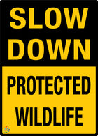 Slow Down Protected Wildlife