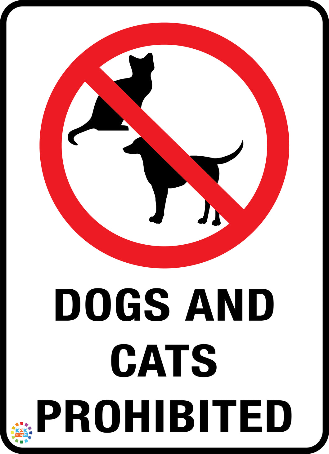 Dogs And Cats Prohibited
