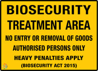 Biosecurity  Treatment Area