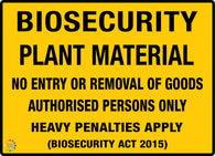 Biosecurity Plant Material