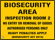 Biosecurity Area Inspection Room 2