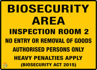 Biosecurity Area<br/> Inspection Room 2