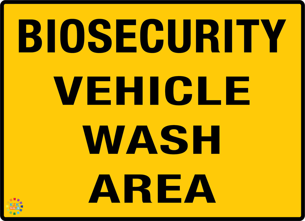 Biosecurity Vehicle Wash Area