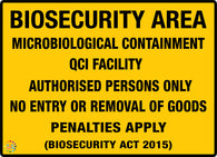 Biosecurity Area Microbiological Containment Qci Faclity
