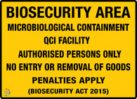 Biosecurity Area <br/>Microbiological Containment <br/>Qci Faclity