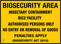 Biosecurity Area</br>Insectary Containment</br>Bic2 Facility